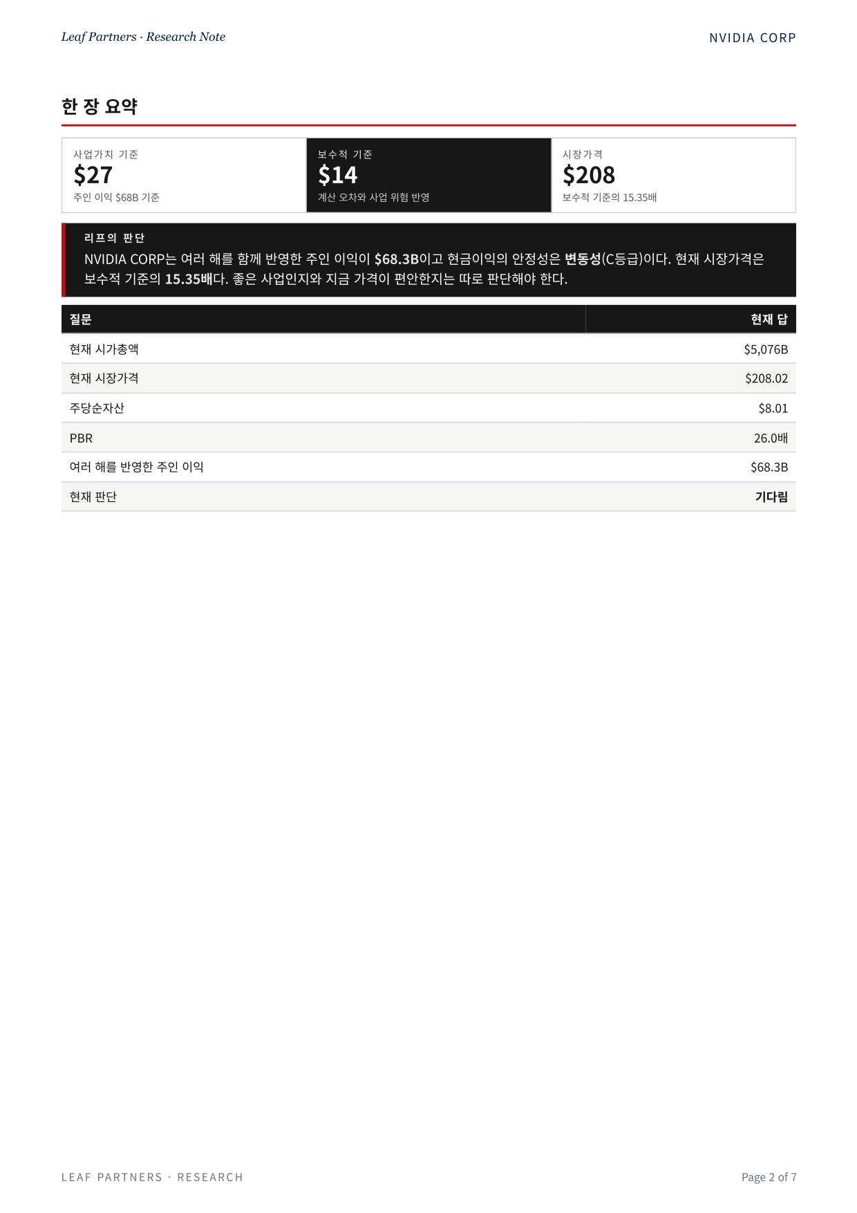NVIDIA CORP 리포트 2페이지